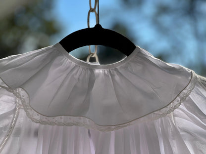 Heirloom Bishop Flower Girl Dress, Imperial Batiste & Lace