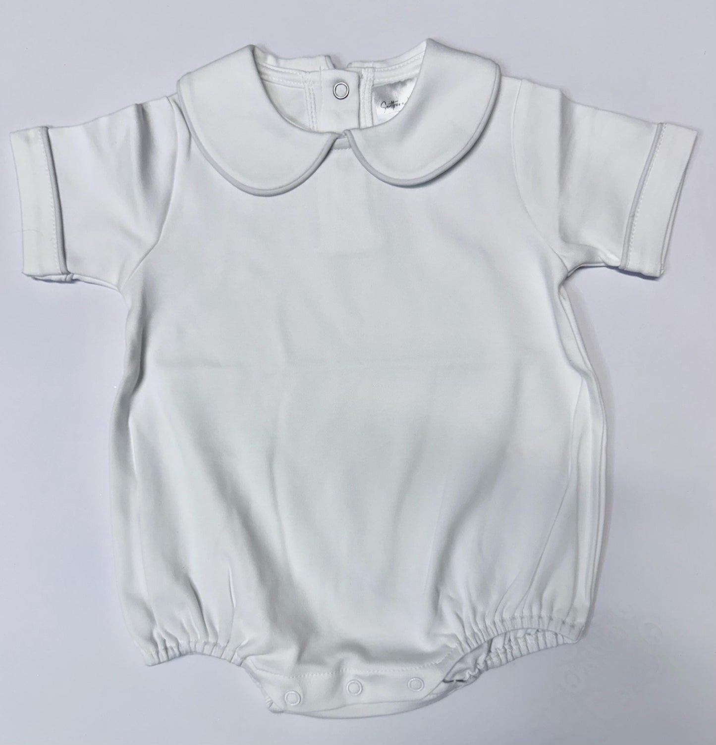 Personalized Boys Short Sleeve Bubble - Blue