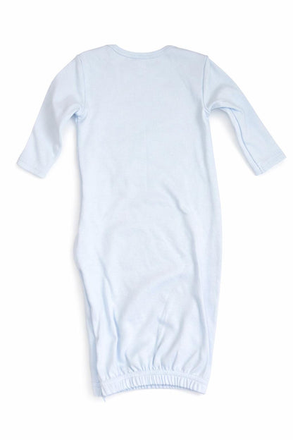 Infant Boy Gown Gift Set -Tractor Appliqué
