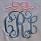 Girls Ruffle Tee Short Sleeve - Personalized with Bow