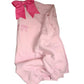 Pink Embroidered Bow Sweatshirt