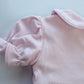Girls Short Sleeve Collared Bubble- Pink with Ducks