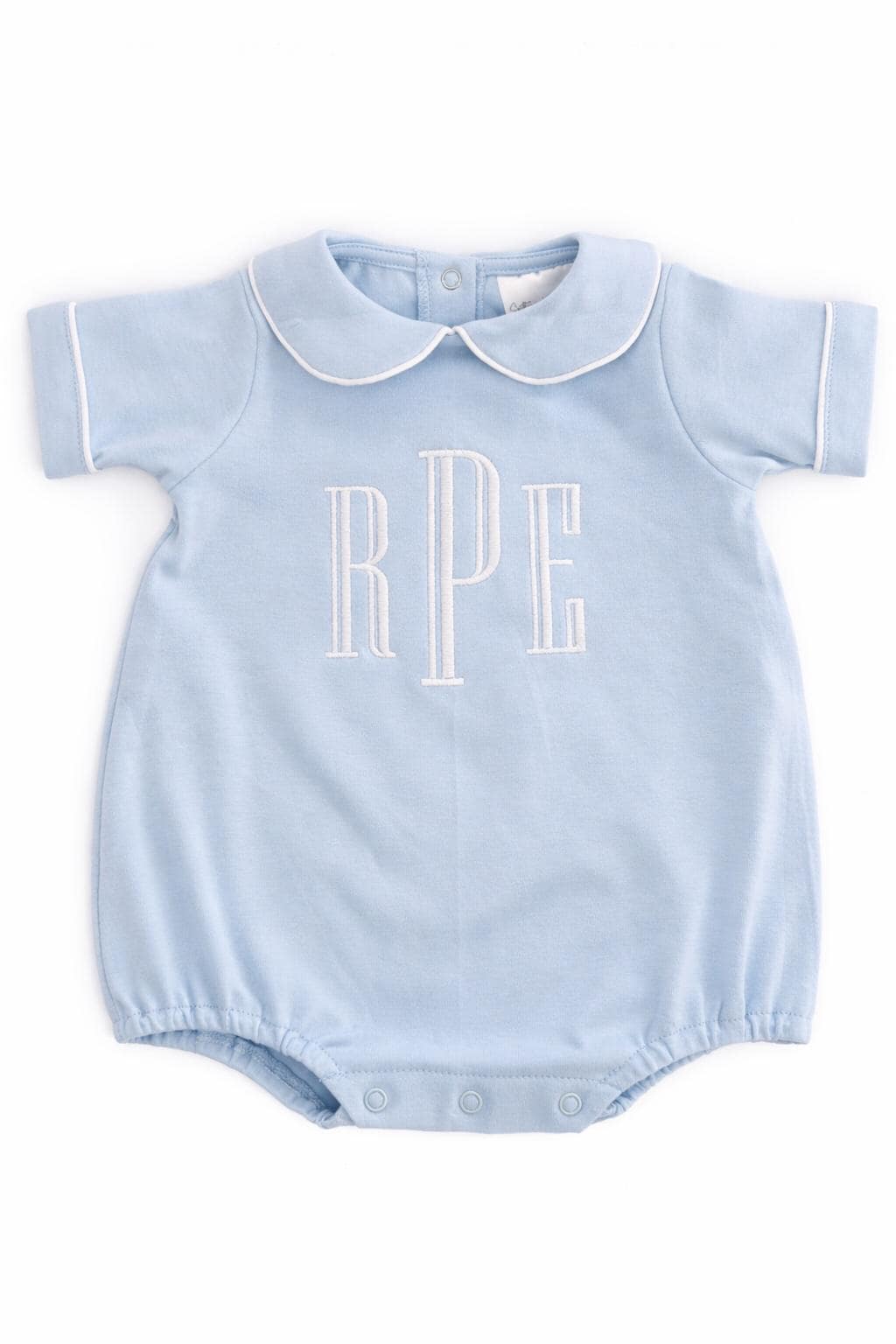 Personalized Boys Short Sleeve Bubble - Blue